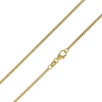 Cavill - Zilveren Ketting - 925 Sterling Zilver - Verguld - 45 cm - Klassiek Elegante Dames Halsketting - Tijdloos Sieraad