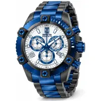 Invicta Jason Taylor 51277 Herenhorloge - Quartz uurwerk - Roestvrij staal met zilverkleurige wijzerplaat - 50 mm