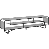 vidaXL TV Stand 180 x 36 x 45 cm Grijs Sonoma Bewerkt hout