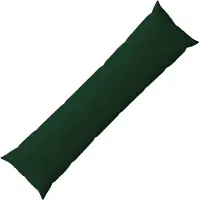 vidaXL Kussen met kussen HEERLEN Donkergroen 40 x 145 cm Stof