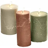 Loberon Kaars set van 3 Salis