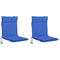 vidaXL Kussen voor lage rugstoel GEMERT 2 st 100% Polyester