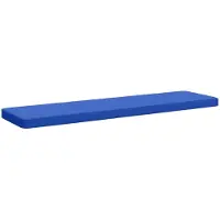 vidaXL 1-delig Bankkussen VUGHT 100% Polyester Koninklijk Blauw