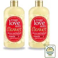 Treaclemoon 2 x – Bad- & Douchegel – Rouge Love Story – 500 ml - Wasstrips - Bad En Douchegel - Bad En Douche - Badgele - Douchegel - Gember