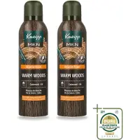 Kneipp 2 x - Douche schuim - Men - Warm Woods - Warme houtgeur - 200 ml - Wasstrips - Douche Schuim Voor Mannen - Warme Houtgeur - Natuurlijke Verzorging - Mannelijke Douche - Huid Verzorging