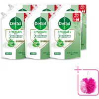 Dettol 6 x - Handzeep Navulling - Hydrate - Aloë Vera & Bamboe - 500 ml - Bulkverpakking - Handzeep - Douchemop - Handen reinigen