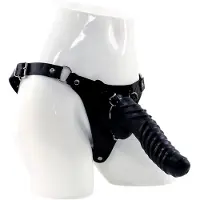 Kiotos COX - Strap-On Set with Monstar Dildo Yeti - Zwart