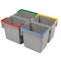 Numatic Grijze zwenk-emmer 5 liter met blauwe hendel