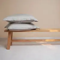 Coco & Cici - TENCEL - Sateen Kussensloop Taupe - 1 kussensloop 50x90