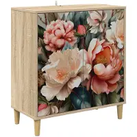vidaXL Dressoir BORNE, Sonoma, 69 x 33 x 75 cm, houtvezelplaat