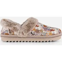 SKECHERS Huisschoenen 'Bobs Cozy Kiss - Paw Jams- Slip-Ins' wit