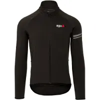 Agu Essential - Fietsshirt Heren - Thermo Fietsjas - Lange Mouwen - Herfst en Winter - Warmte - Reflecterend - Zwart - XXL