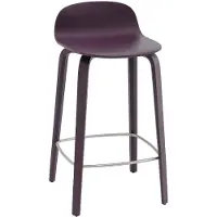 Muuto Visu barkruk 65 cm Dark plum