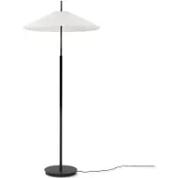 New Works Vloerlamp Nebra, zwart, Woon-/ Eetkamer, metaal, Design, vloerlamp