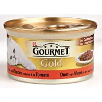 Gourmet gold cassolettes duet van vlees in saus met tomaten (24X85 GR)