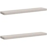 vidaXL 2-delige Bankkussens VUGHT 2 st 100% Polyester Wit
