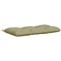 vidaXL Bankkussen VIANEN 100% Polyester Lichtgroen 120 x 60 x 12 cm
