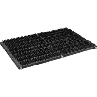 Garronda 58 x 38 cm Voetmat Schoonloopmat Schoenenborstel PET Hout GD-0264