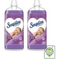 Soupline 2 x - Wasverzachter - Lavendel - 56 Wasbeurten - 1.3L - Grootverpakking - Vaatwasstrips - Wasverzachter - Wasgoed Verzachten - Lavendel Geur - Wasgoed Verzorgen - Wasverzachter Lavendel