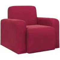 vidaXL - Fauteuil - Wijnrood - fluweel