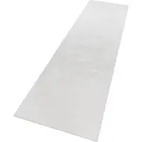 TT Home Woonkamer hoogpolig tapijt imitatiebont moderne effen kleuren pluizig zacht 60 x 90 cm Rechthoek 60 x 90 cm Rechthoek wit