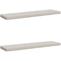 vidaXL 2-delige Bankkussens VUGHT 2 st 100% Polyester Wit