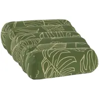 vidaXL Kussensloop 6 st HEERLEN Blad Design Ø 15 x 40 cm Polyester