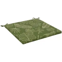 vidaXL Zitkussens SOEST 100% Polyester Blad Design 60 x 60 x 3 cm