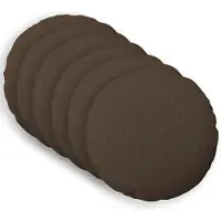 vidaXL Kussensloop 6 st HEERLEN Taupe Diam. 30 cm Stof