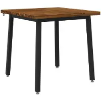 vidaXL Vierkante Eettafel 60 x 55 x 75 cm Massief Acacia Hout