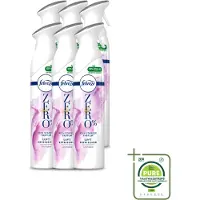 Febreze 6 x Spray - Zero % - Orchidee - Luchtverfrisser - 300ml - Grootverpakking - Vaatwasstrips - Luchtverfrisser - Geuren Verwijderen - Orchidee Geur - Frisse Geur - Zero %