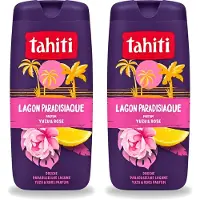 Tahiti 2 x - Douchegel - Paradijselijke Lagune - Yuzu & Rose - 315 ml - Voordeelverpakking - 2 stuks