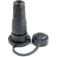 PLASTIMO Ip67 3 Pins Plug Zilver 80 x 43 mm