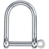 Harken Long Opening 5 Mm Shackle Zilver