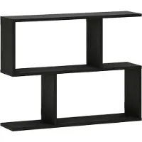 vidaXL Wandplank Zwart eiken 72 x 17 x 55.5 cm Bewerkt hout
