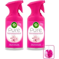 Air Wick 2 x - Luchtverfrisser Spray - Aziatische Kersenbloesem - 250ml - Bulkverpakking - Luchtverfrisser - Douchemop - Geurverfrisser