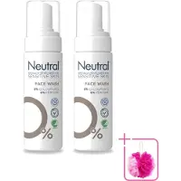 Neutral 2 x – Gezichtsreiniging – Face Wash 0% Parfumvrij – 150 ml - Bulkverpakking - Gezichtsreiniger - Douchemop - Huidverzorging