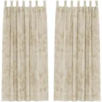 vidaXL Velvet Gordijnen 2 st Crème 225 x 140 cm Fluweel