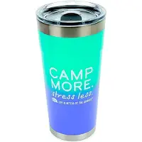 Camco Camp More Stainless Steel Cup 591ml Transparant