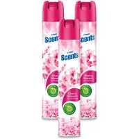 At Home 3 x – Luchtverfrisser Spray – Cherry Blossom – Fris Bloemig - 400 ml - Voordeelverpakking - 3 stuks
