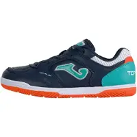 Joma Top Flex Zaalvoetbalschoenen (IN) Kids Donkerblauw Wit Turquoise