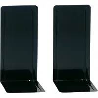 MAUL Boekensteun 3543090 Afmeting, hoogte:24 cm Zwart 2 stuk(s)