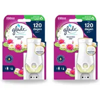 Glade 2 x - Houder Elektrische Olie - Relaxing Zen - Voordeelverpakking - 2 stuks