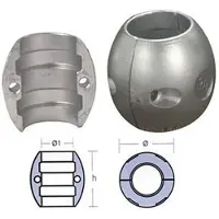 Tecnoseal Zink as-anode 28MM. (TEN00504)