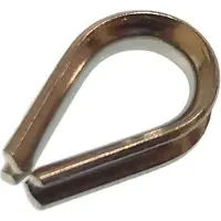 Goldenship Aisi-304 Stainless Steel Rope Thimble 15 Units Zilver 22 mm