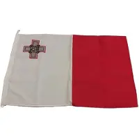 Goldenship vlag Malta (30X45cm) (GS73398)