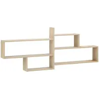 vidaXL Wandplank Sonoma Eiken 168,5 x 17 x 68 cm Bewerkt hout