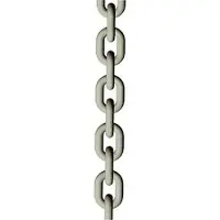 Goldenship Galvanized Calibrated Chain 50 M Zilver 10 mm