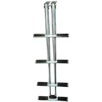 Oem Marine Stainless Steel Ladder 3 Steps Zilver 37 x 36 cm