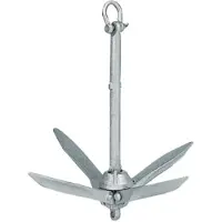 PLASTIMO Grapnel Straight Anchor Grijs 7.5 kg